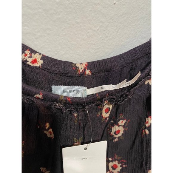 NWT Kimchi Blue by Urban Outfitters Rafina Off-The-Shoulder Ruffle Dress Medium - Picture 8 of 16